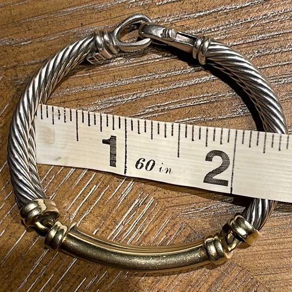 David Yurman Gold/Sterling Silver Bracelet - Picture 8 of 8